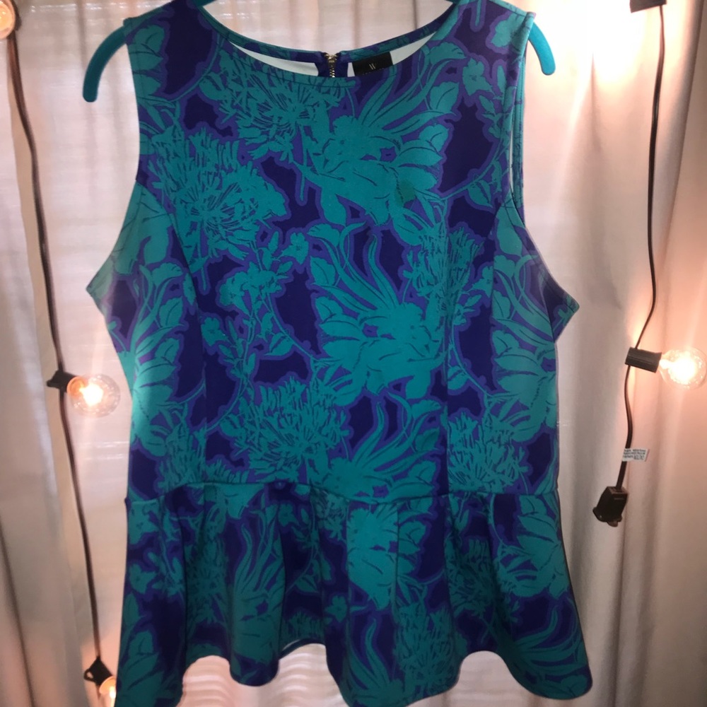 Blue/Green blouse